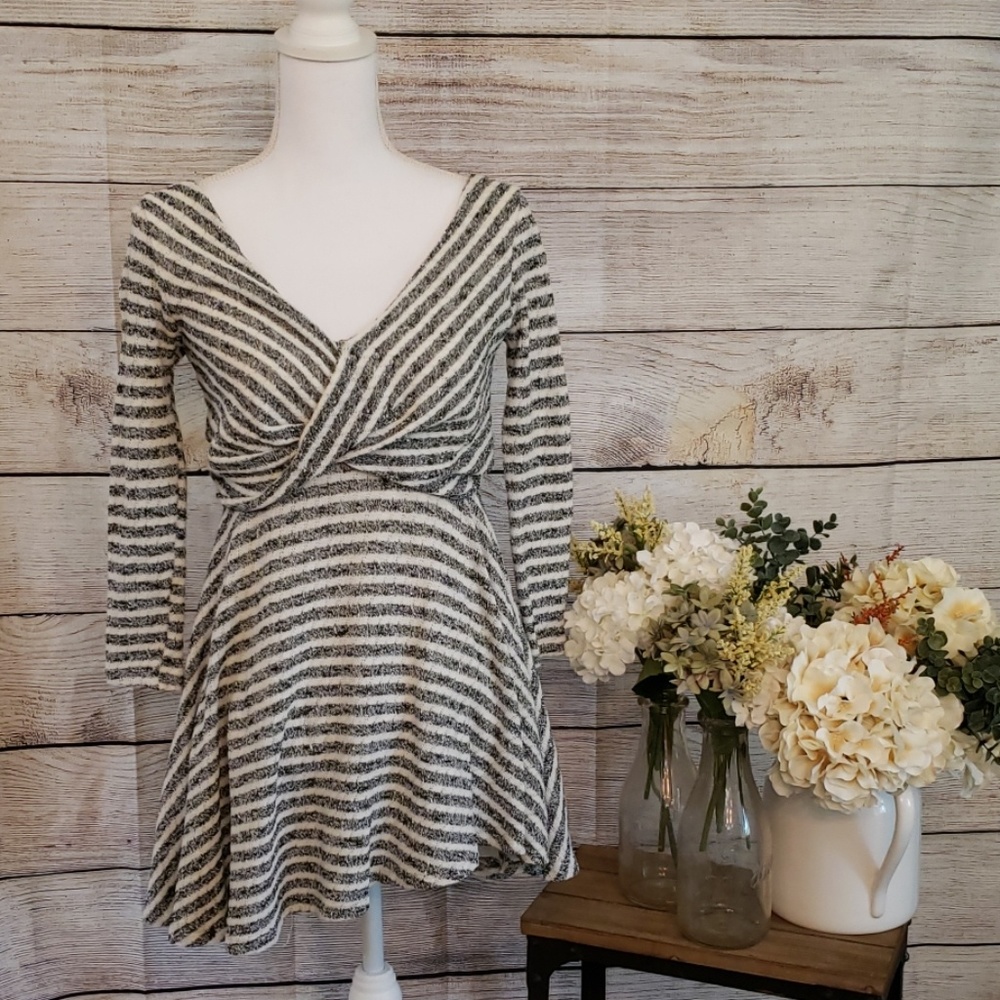Free People Striped Tunic, Size Small